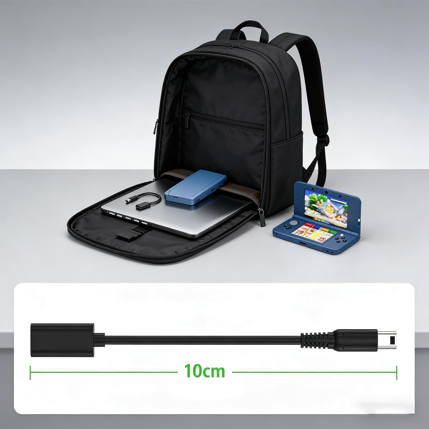 Durable 3DS to USB C Adapter Cable - Protect Your Gaming Device Anywhere