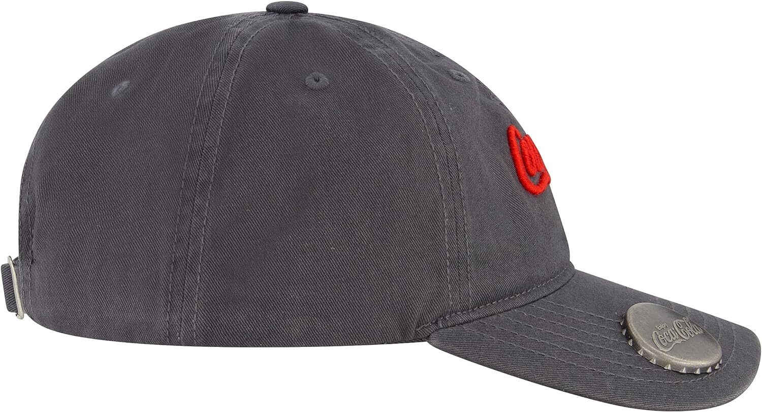 Coca Cola Dad Hat, Logo Cotton Adjustable Baseball Cap with Curved Brim and...