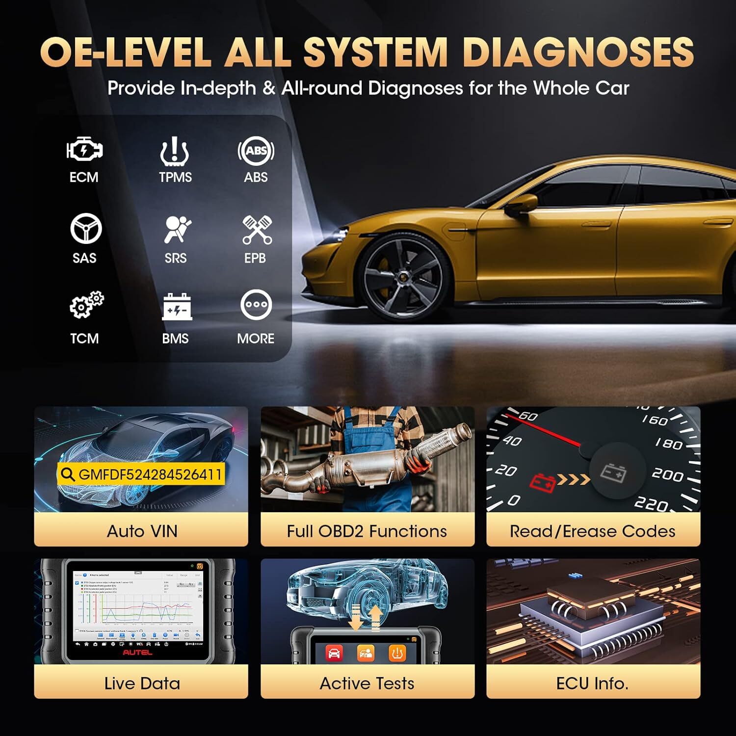 【🔥2 Year Free 】Autel MP808S-TS PRO TPMS Programming ALL System Diagnostic Scan