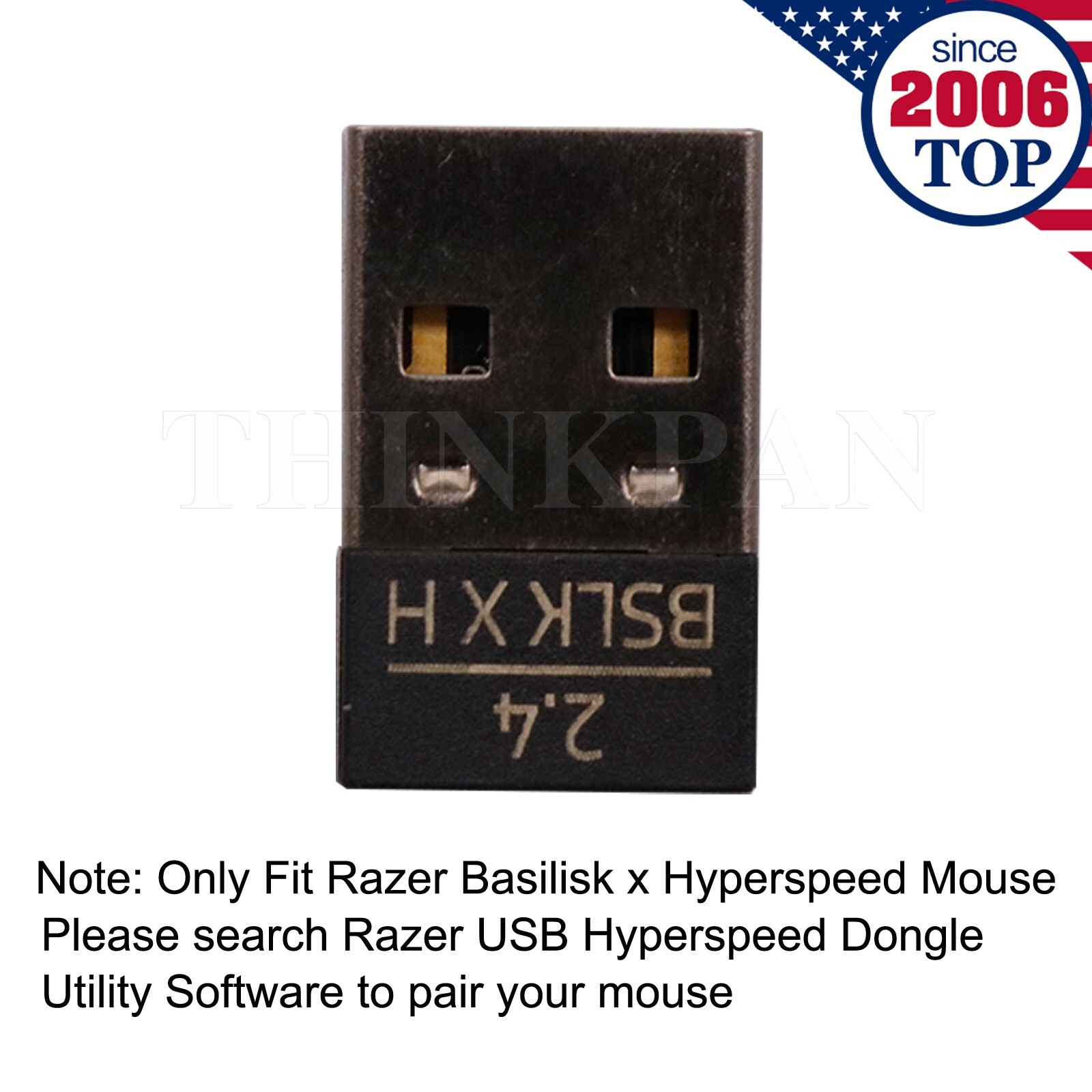 USB Receiver Dongle Adapter for Razer Basilisk x Hyperspeed Wireless Mouse