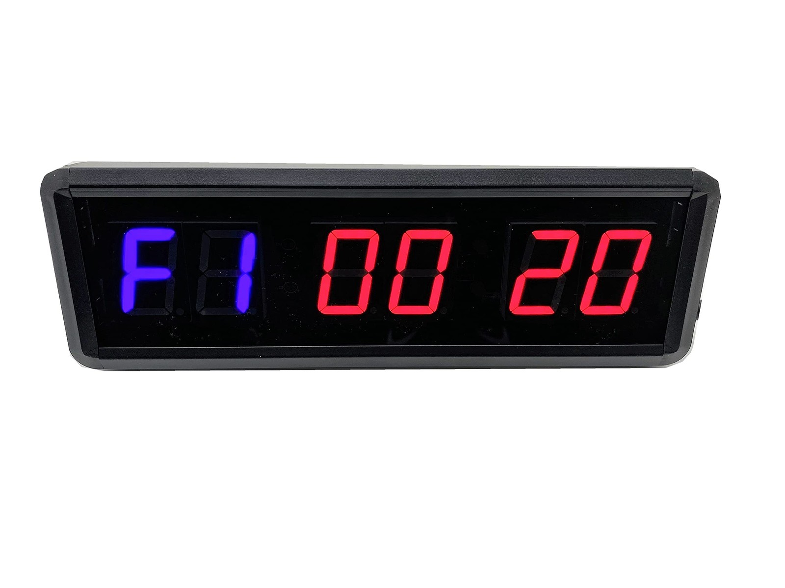 AZOOU Personal Tailor Interval Gym Timer Clock with Countdown Blue and Red