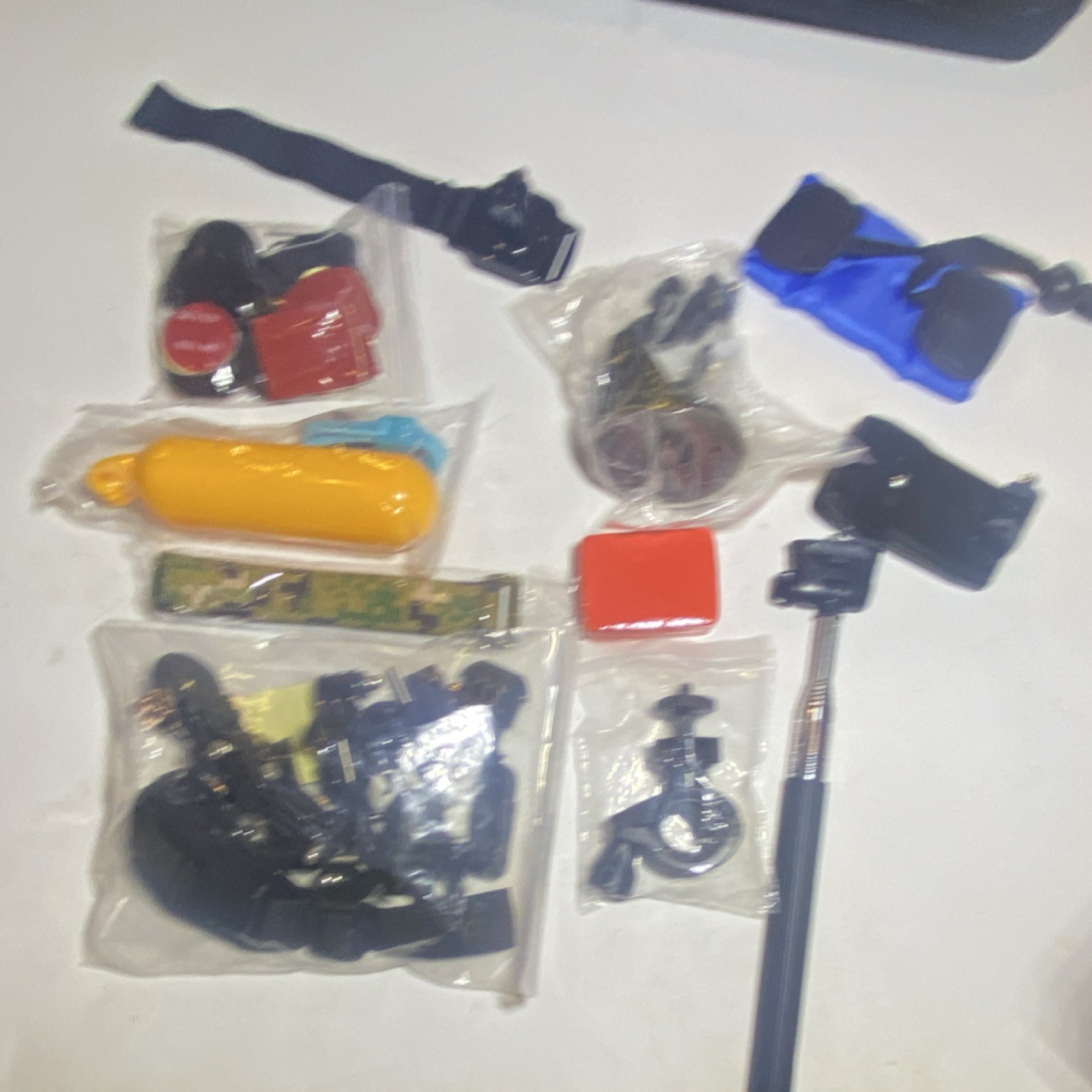 Action Camera Accessory Bundle for GoPro, Mounts, Straps, Float Handle, Case