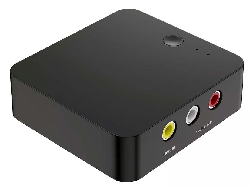 Composite RCA A/V to HD Video Recorder with USB Storage – H.264 MP4 Capture