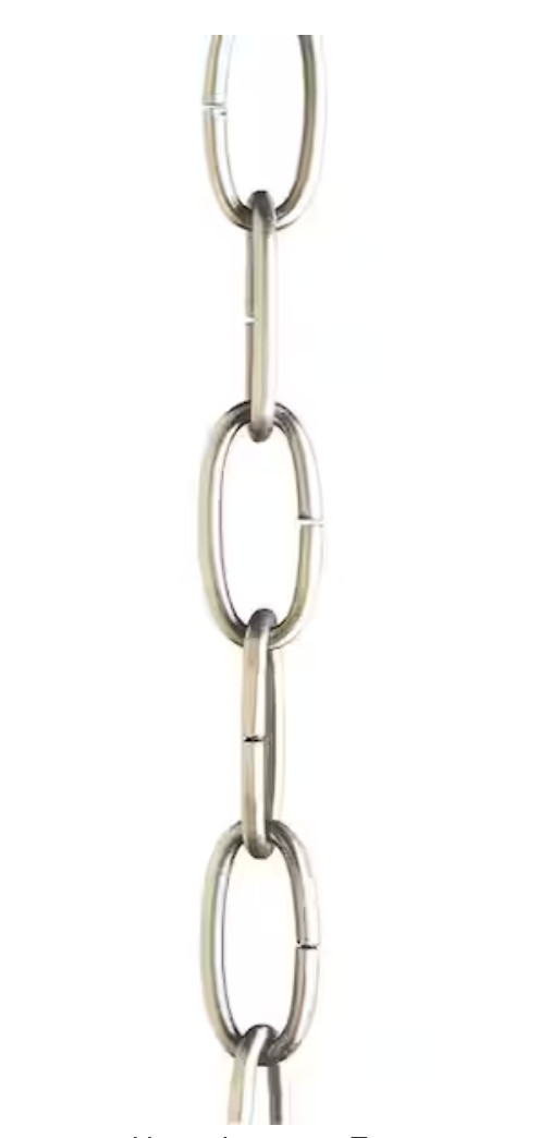 Progress Lighting Silver Ridge 9-Gauge Accessory Chain