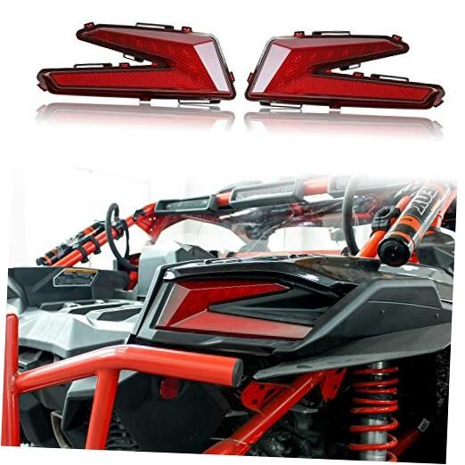LED Taillights for Can Am X3, Red Rear Brake Stop Lights Tail Lamps for Can