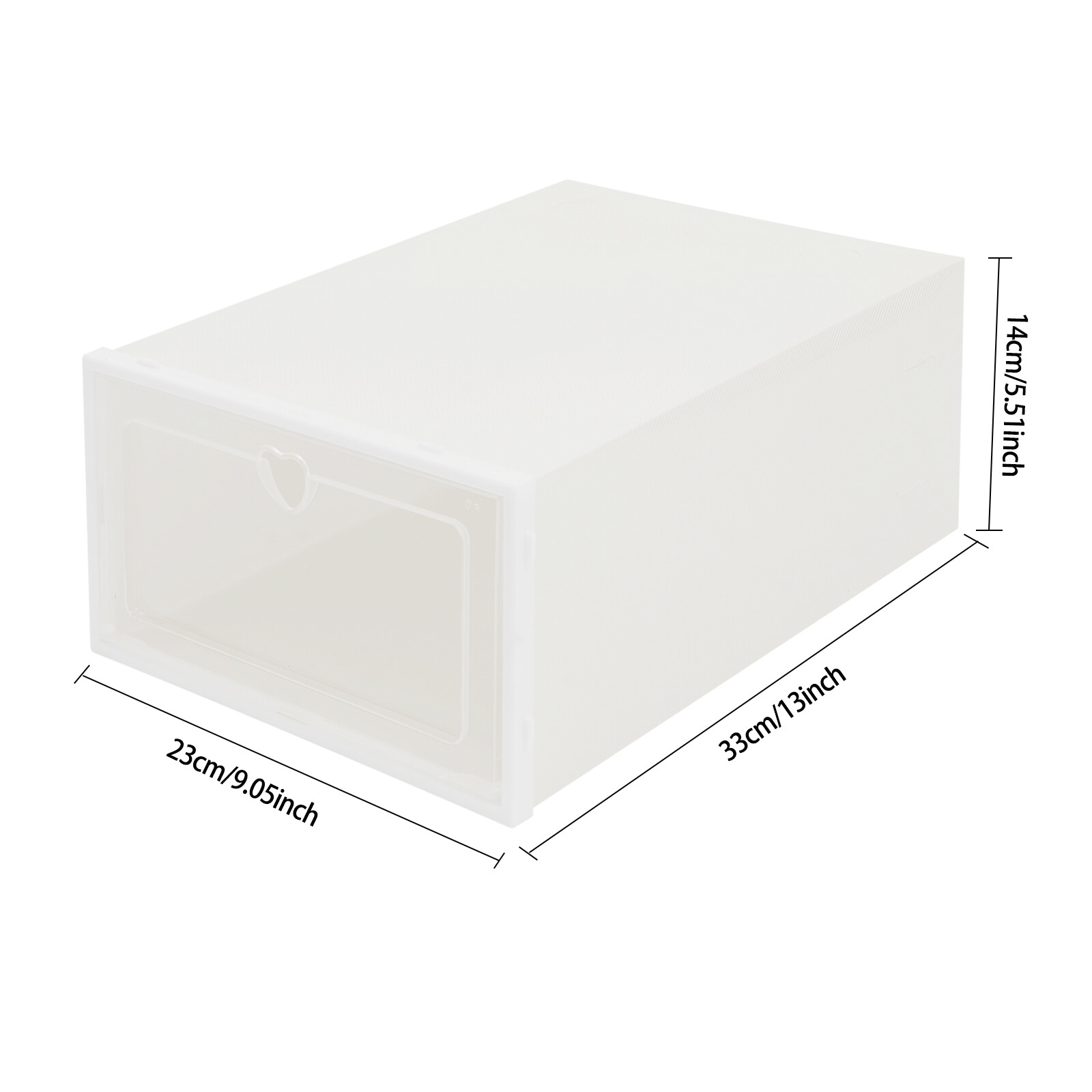 24pcs Shoe Storage Box Shoes Case Transparent Stackable Shoe Organizer Container