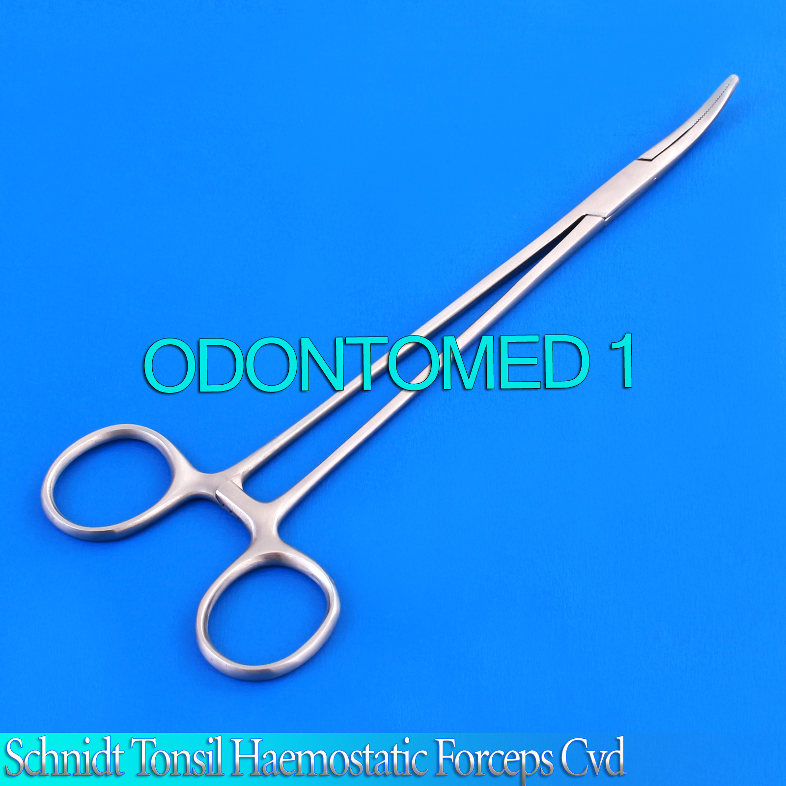 SCHNIDT Tonsil Haemostatic Forceps Curved 7.25" Surgical Dental