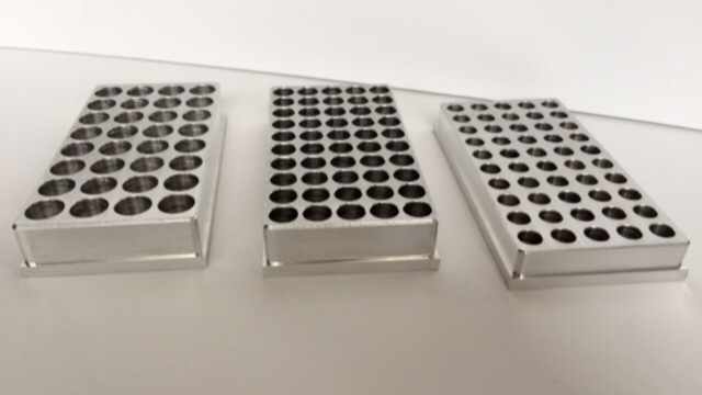 25 Remington Ammo Reloading Block Solid Aluminum 50 rounds