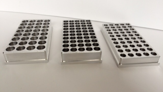 375 Ruger Ammo Reloading Block Solid Aluminum 32 rounds