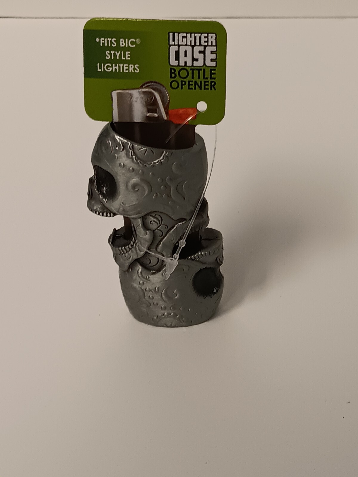 Smokezilla Lighter Case, Matte Black or Pewter, with Bottle Opener