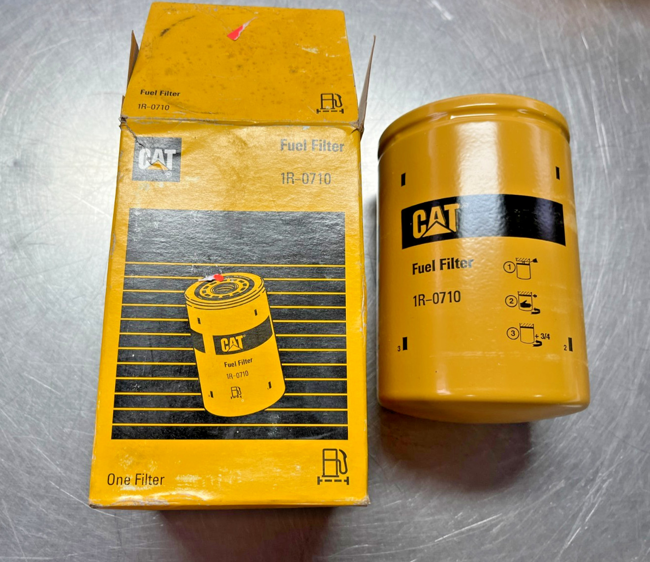 1R-0710   Genuine  OEM  CAT   FUEL FILTER   CATERPILLAR  1R0710