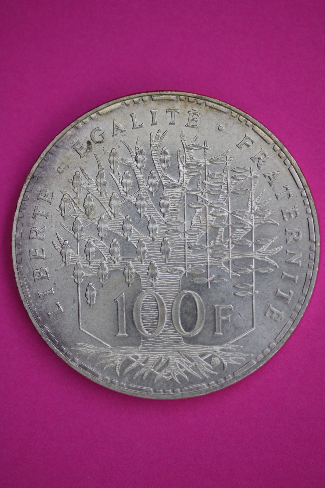 1984 France 100 Francs Silver Guaranteed Authentic Coin American Seller 3088