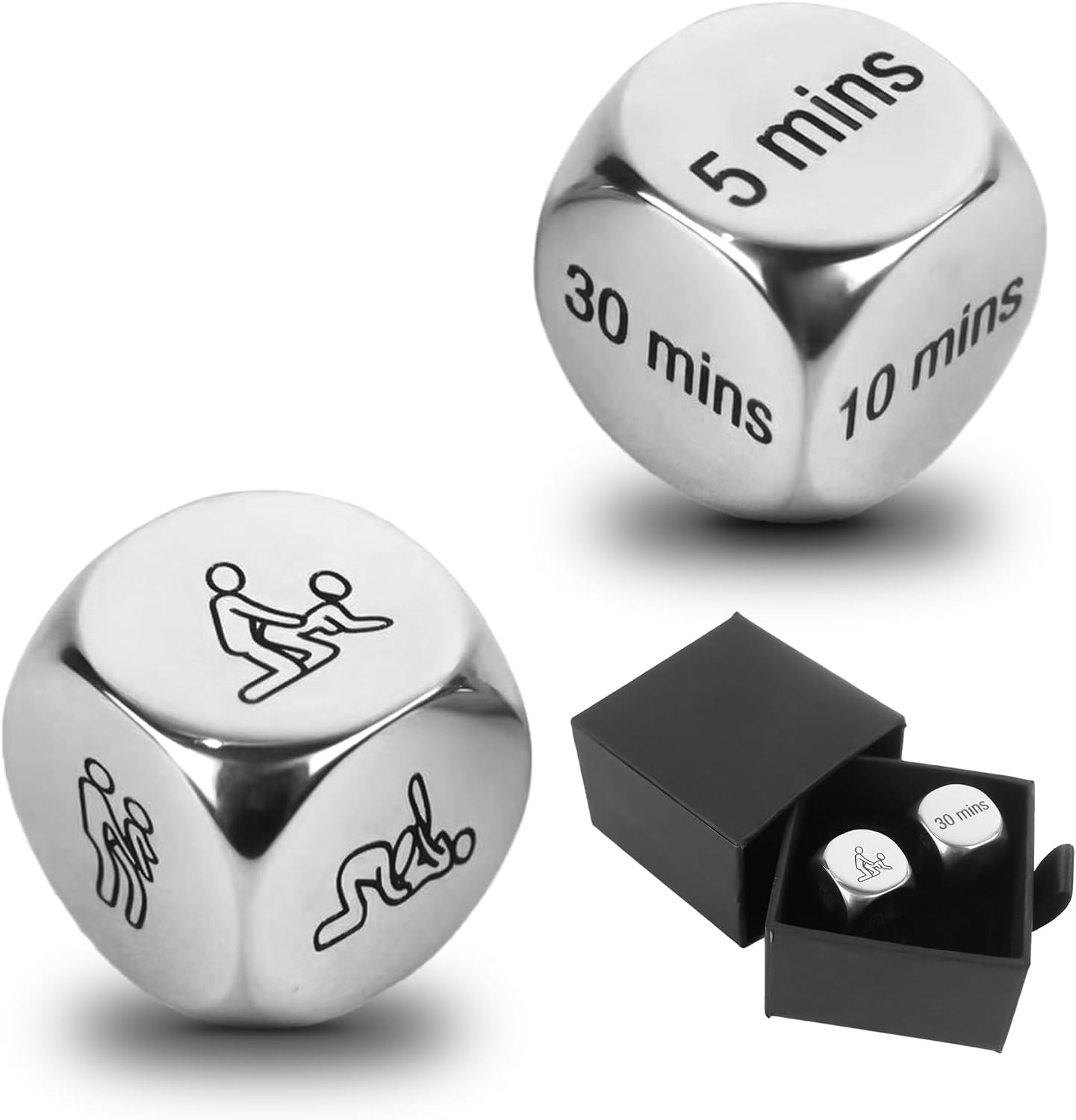 Date Night Dice for Couples | 2 Pcs Funny Romantic Gift for Husband Wife