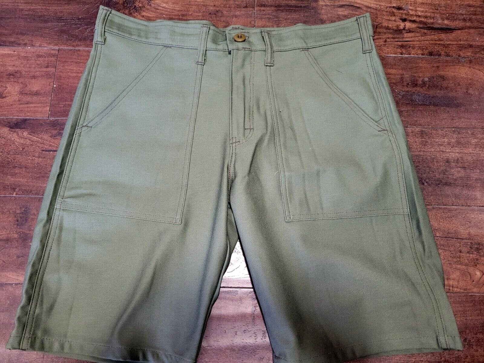 Stan Ray Fatigue Shorts #5501 Olive Made in USA