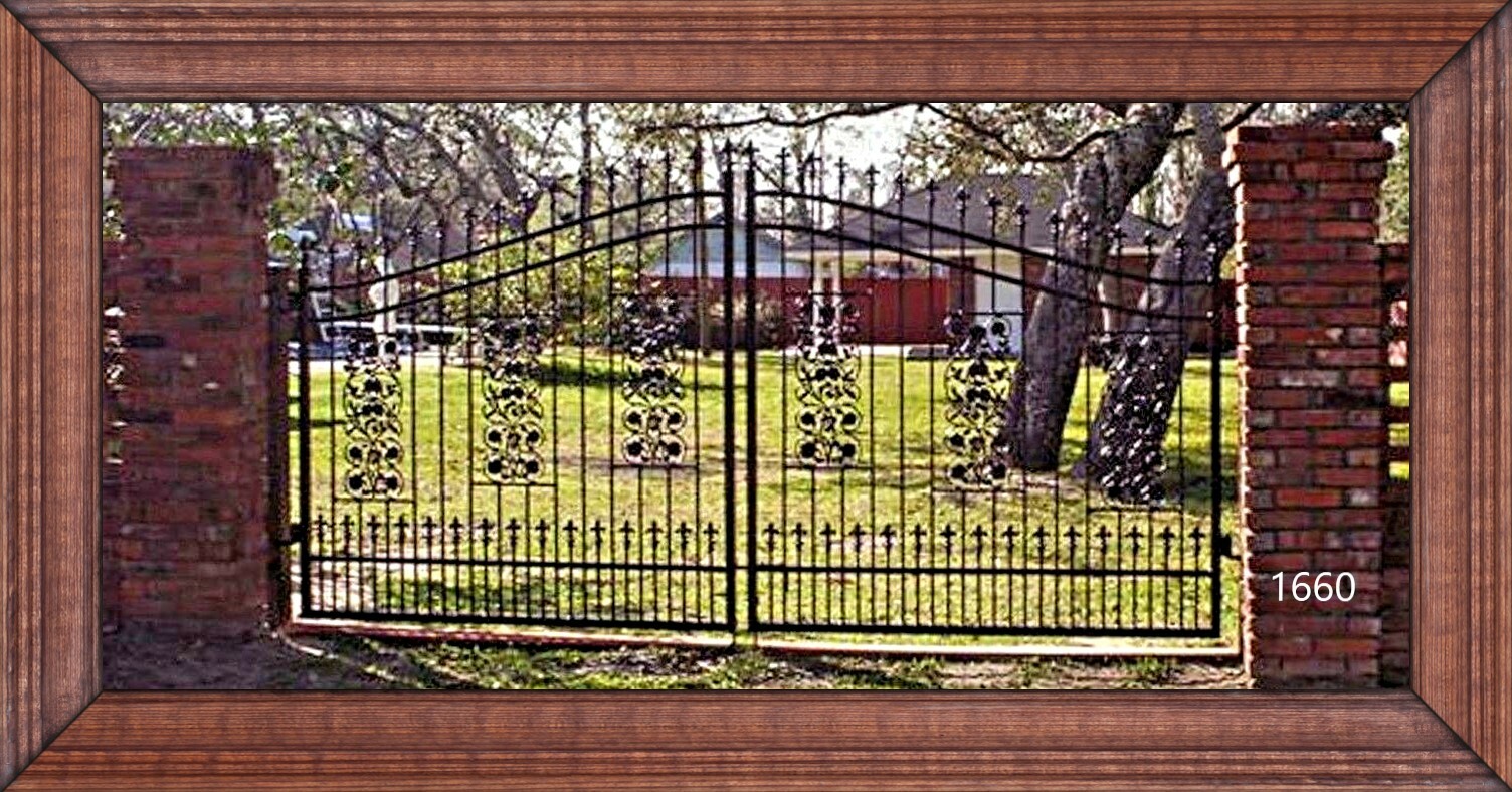 On Sale! #1660 Steel - Iron Driveway Gate 12' WD Home Improvement Security USA!