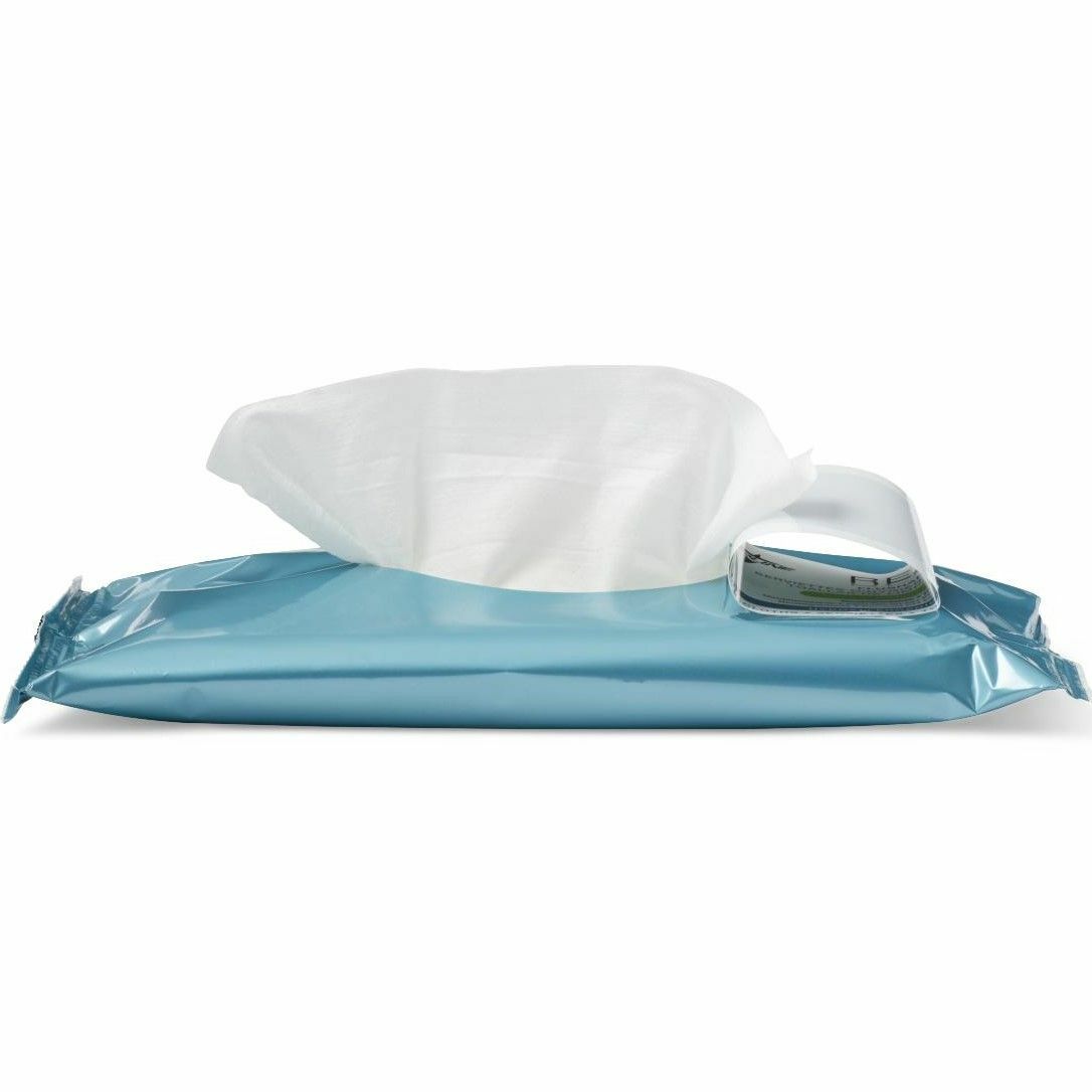 *24-Pack* Medline ReadyFlush Flushable Personal Cleansing Cloths Wipes MSC263810