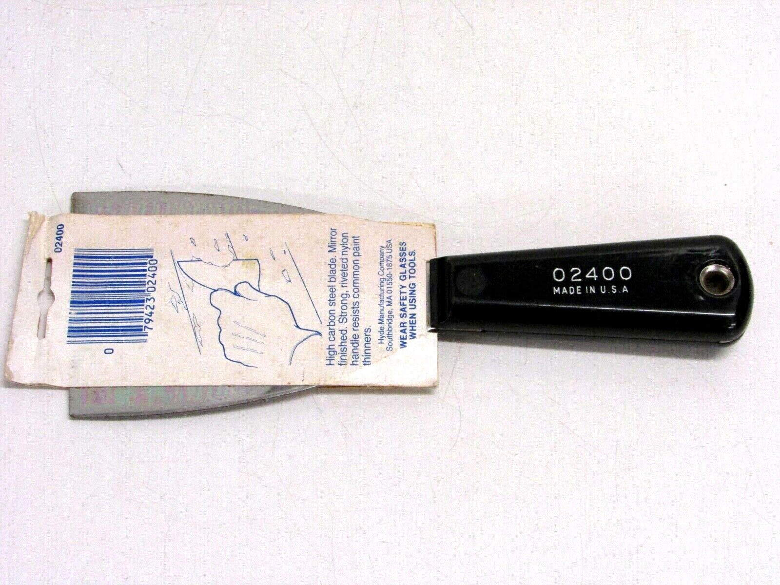 VINTAGE HYDE STIFF BLADE SCRAPER #02400, WALL SCRAPER