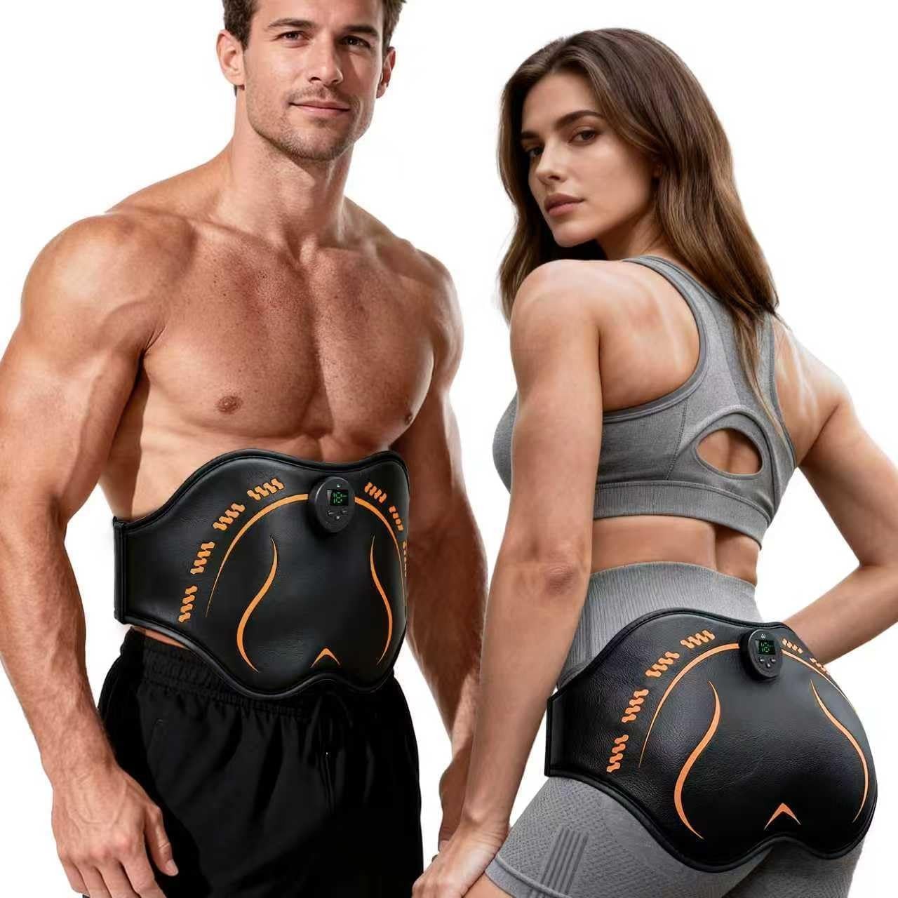 Hip Trainer Glute Abs Stimulator Belt, Butt Lifting Machine & Muscle Toner, Musc