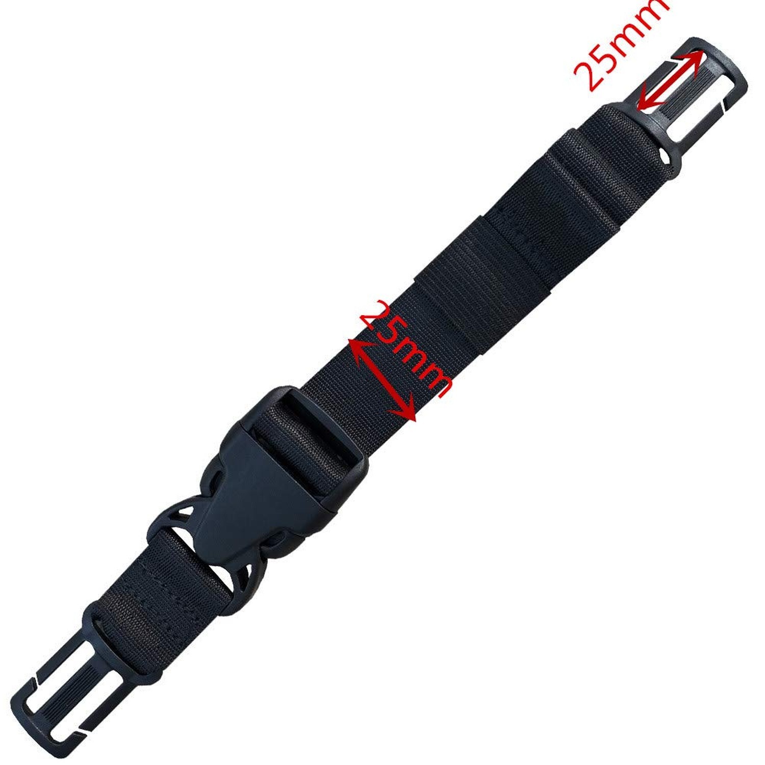 4 Pack Backpack Chest Strap Heavy Duty Adjustable Backpack Sternum Strap Ches...
