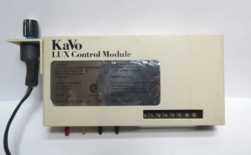 Kavo Dental Lux Fiber Optic Light Source Control Module for 4 Handpiece w/switch