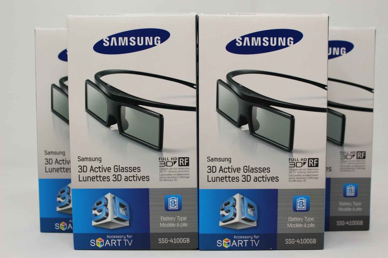 Lot of 5 New Sealed SSG-4100GB Full HD 3D Samsung Glasses