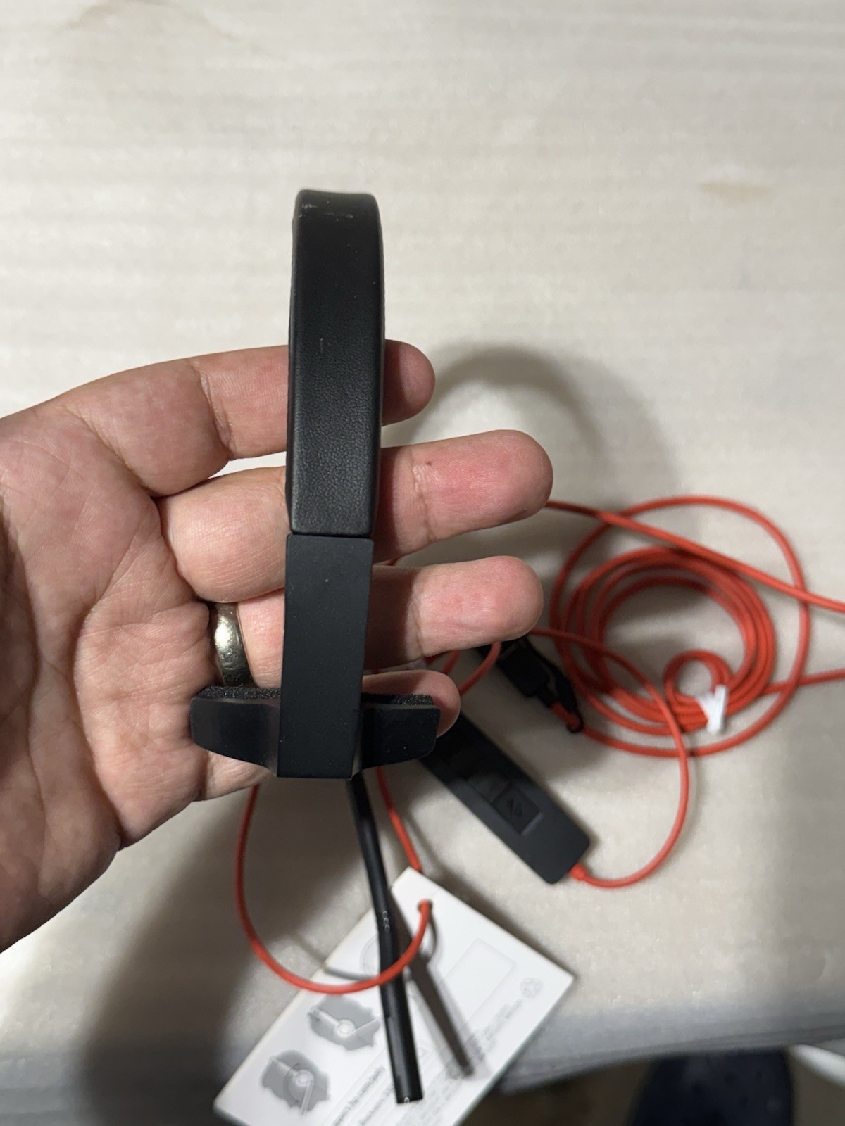 Poly | Blackwire 3310-M USB-C/A MONO Headset | BW3310 Plantronics
