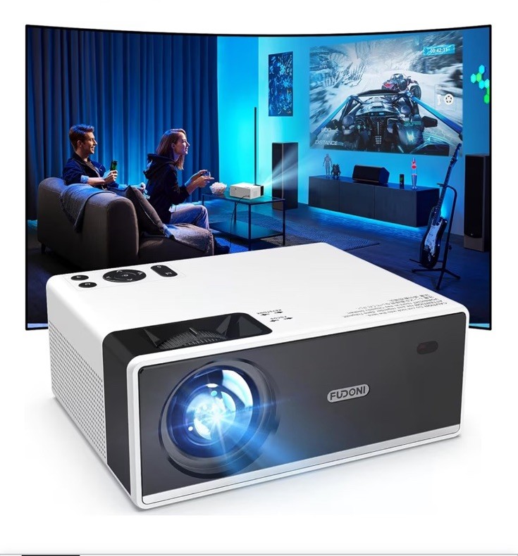FUDONI Aurora P3 1080P LCD WiFi Desktop Projector Mirroring 16:9