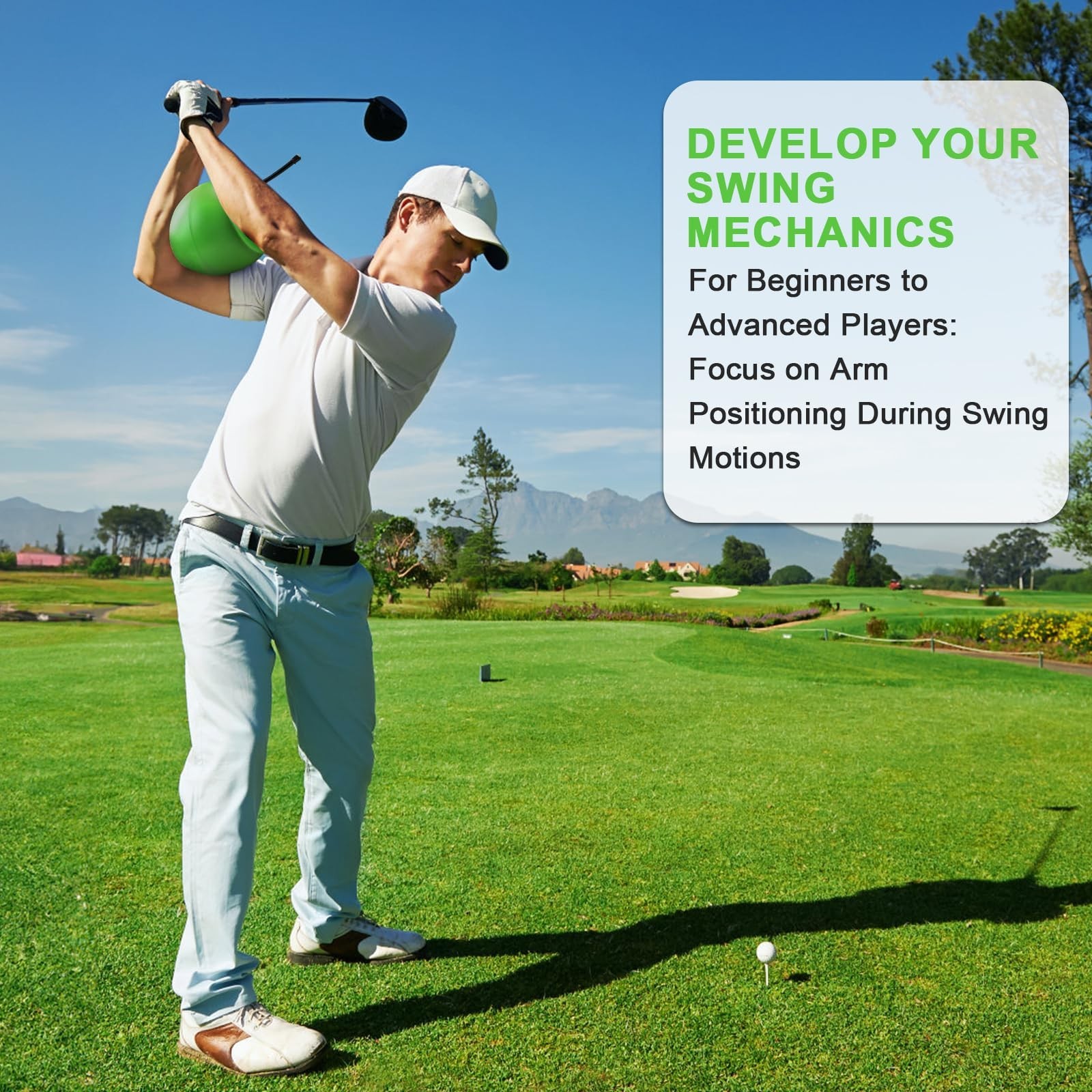The Connector Golf Training Aid, Golf Swing Trainer for Posture Correction Pr...