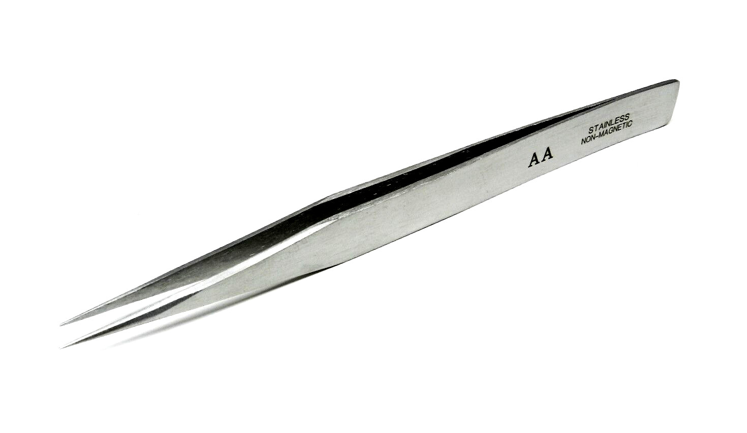 Tweezers AA 5" Stainless Steel Non Magnetic AntiAcid Jewelry & Watch Swiss Style