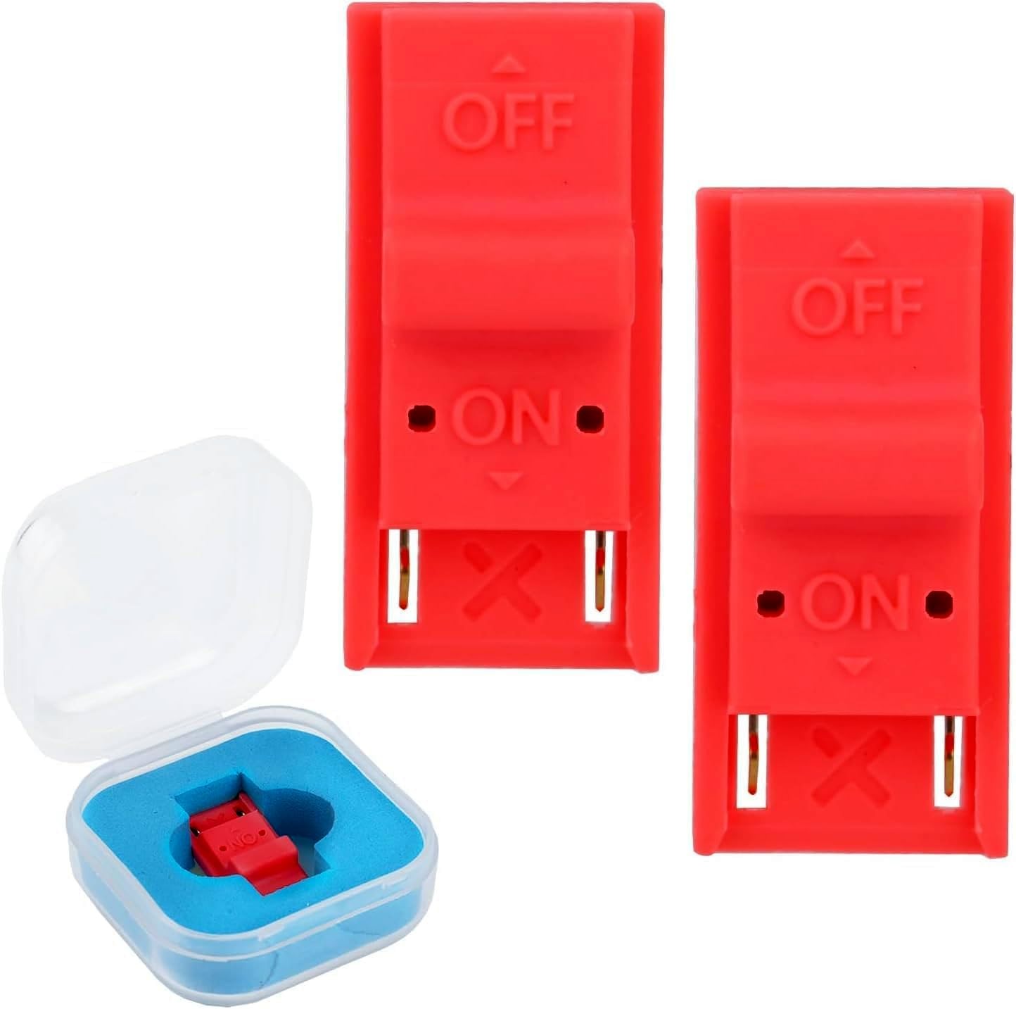 FrostVerve 2 PCS RCM Jig Clip for Switch, Loader Short Red
