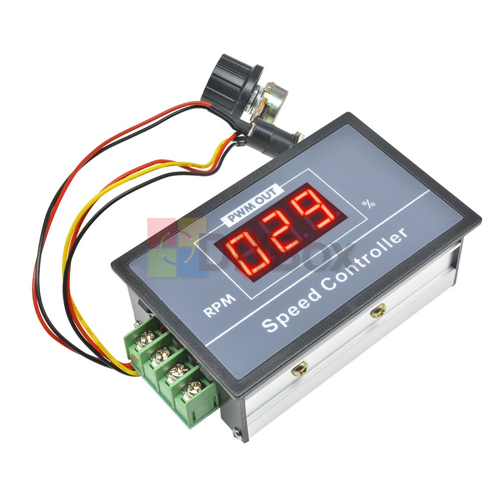 DC 6V 12V 24V 48V 60V 30A Digital LED Display PWM DC Motor Speed Controller New