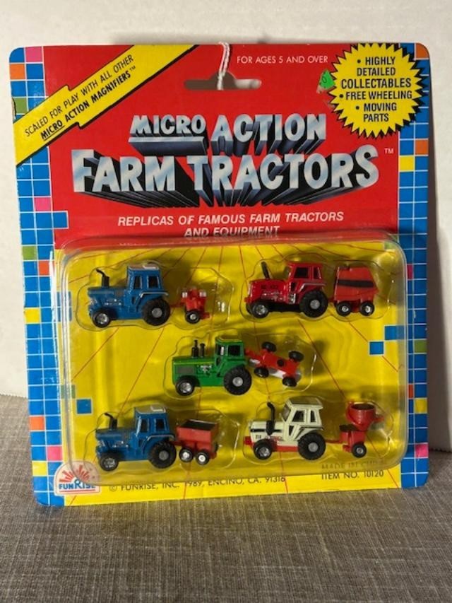 1989 MICRO ACTION FARM TRACTORS #10120 NIB FACTORY SEALED