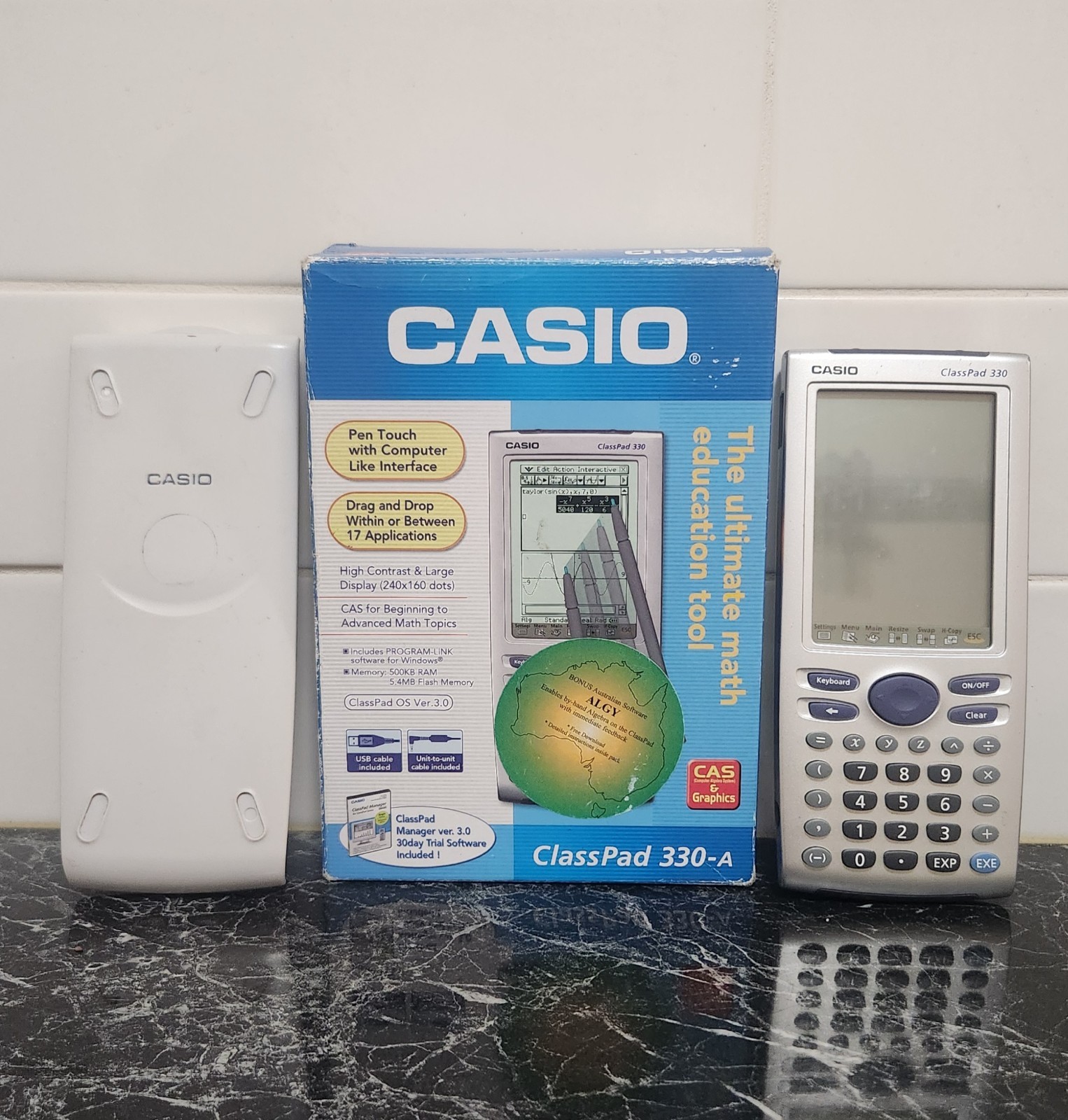 Casio Classpad 330-A Scientific Calculator Graphing Mathematics Stylus Complete