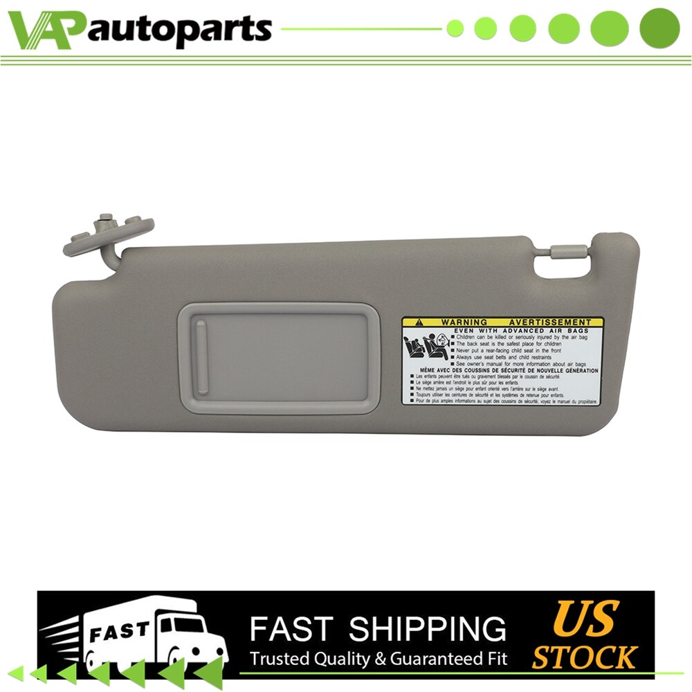 For 04-08 Toyota 4Runner Left Driver Side Gray Sun Visor 74320-3D050-B0