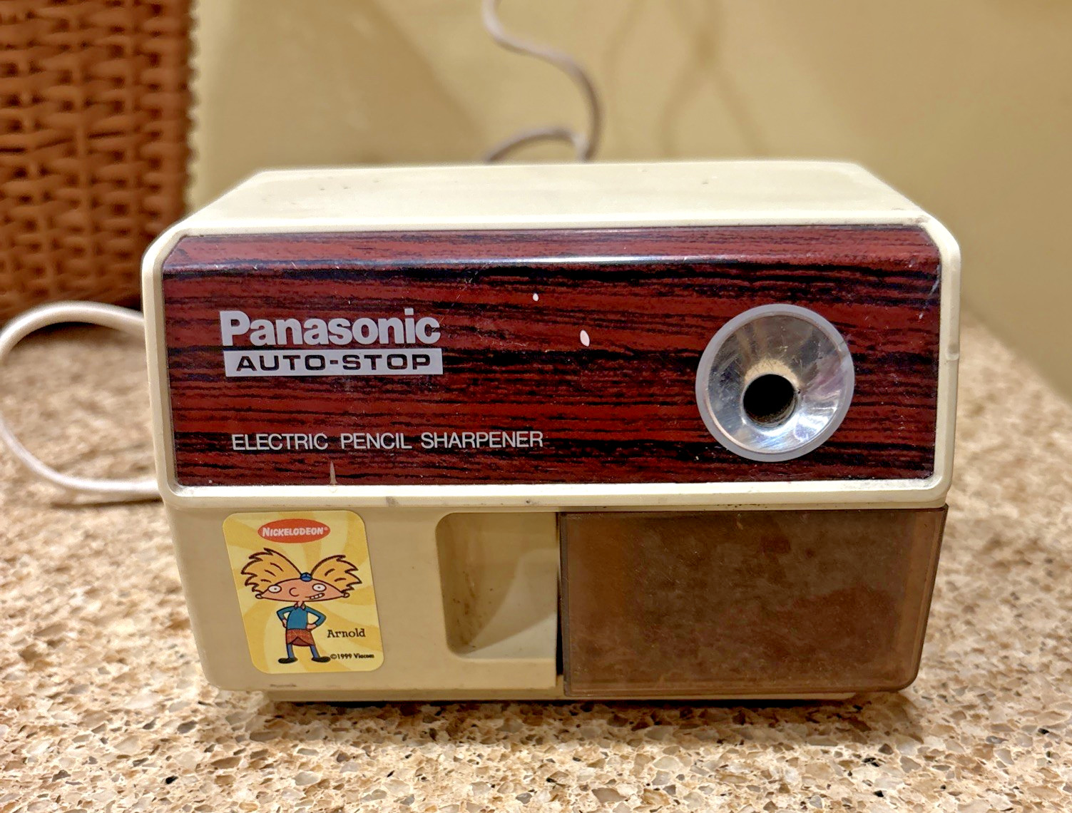 Vintage Panasonic Auto Stop Electric Pencil Sharpener KP-110 Tested Works Perfec