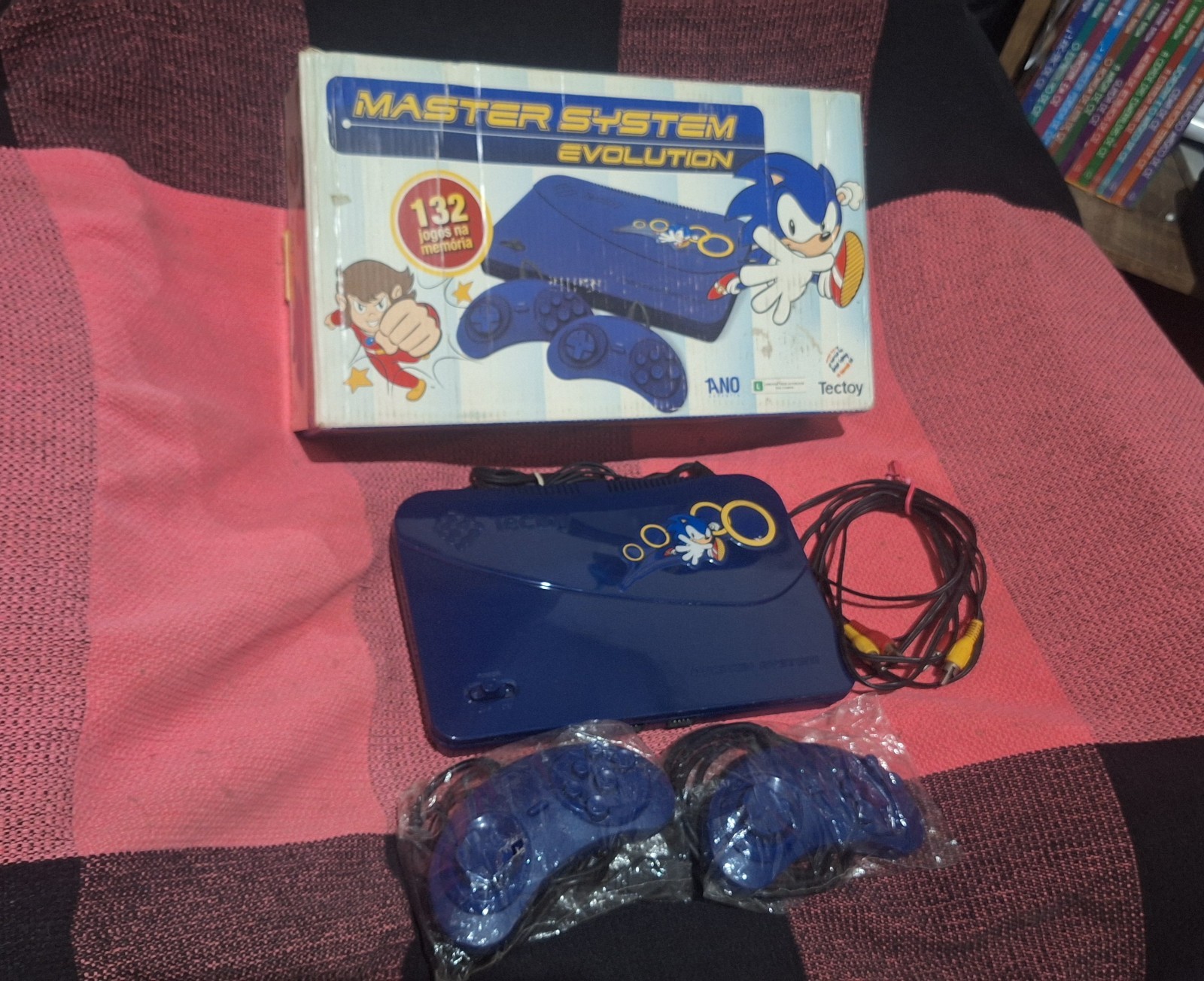 Tec Toy Master System Evolution Blue 132 games in memory 1st Edition