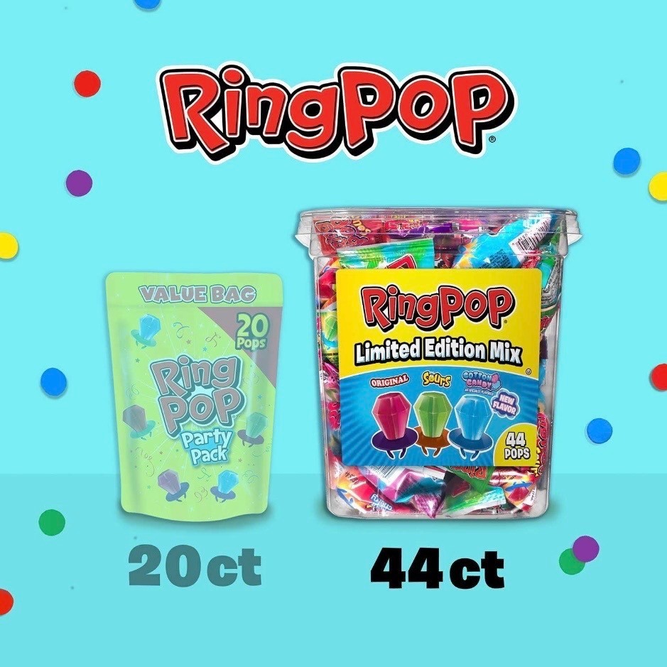 Ring Pop Variety Pack 0.5 oz 44 pk