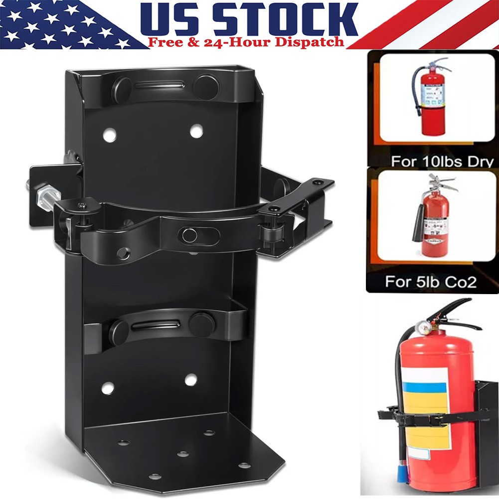 For 10lb Dry/5lb Co2 Extinguisher Fire Extinguisher Bracket Mount Vehicle Holder