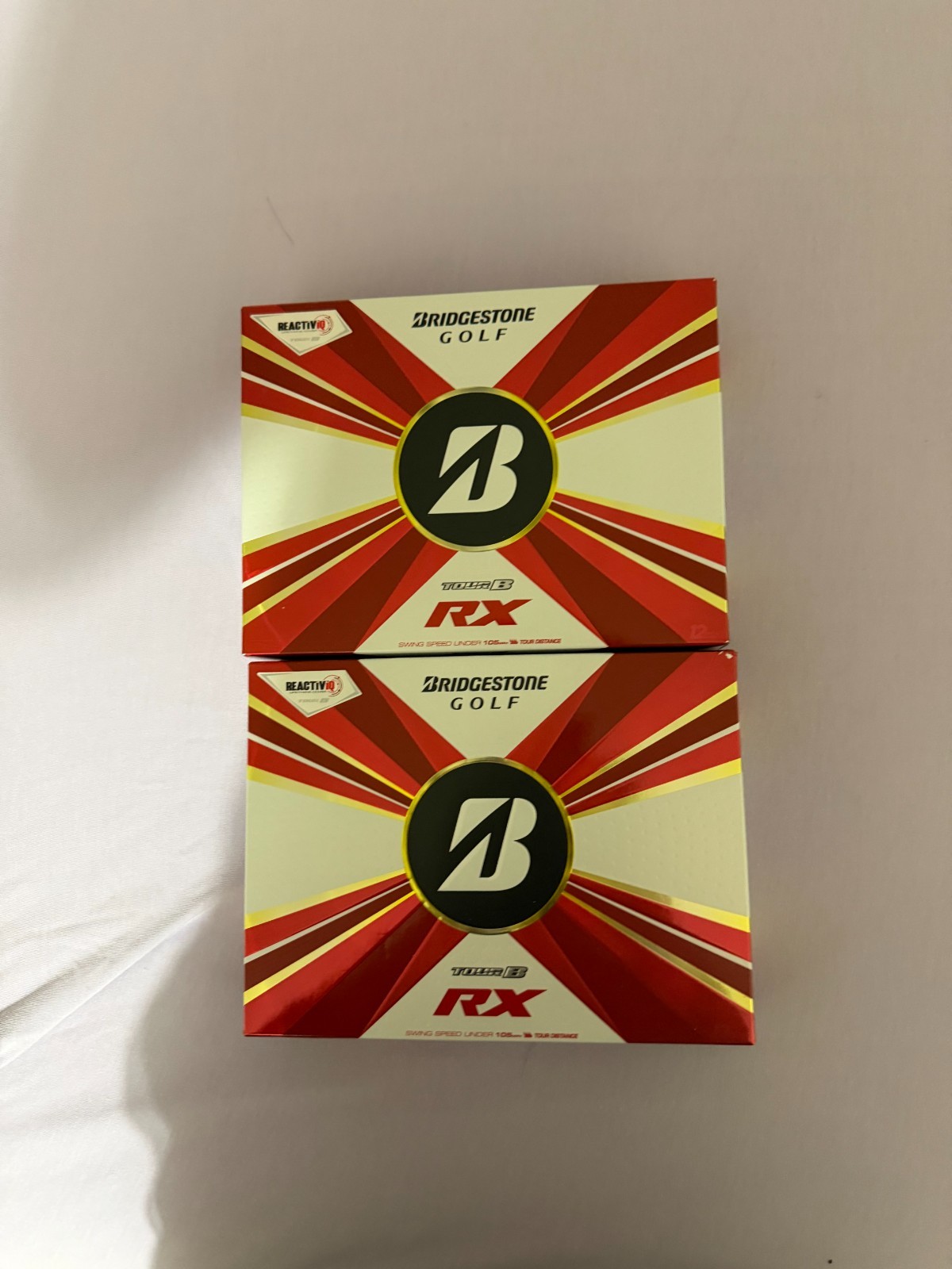 NEW IN BOX 2 DOZEN BRIDGESTONE TOUR B RX GOLF BALLS WHITE