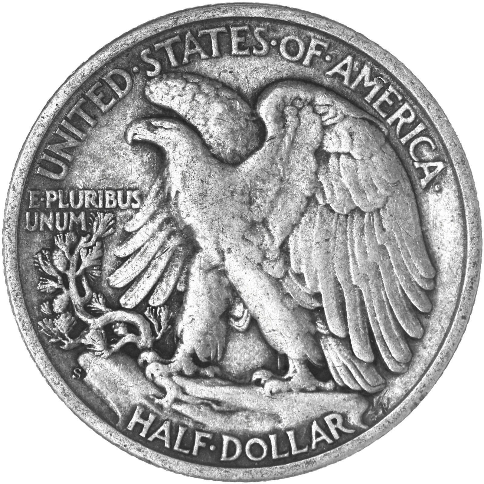 1944 S Walking Liberty Half Dollar Very Fine 90% Silver