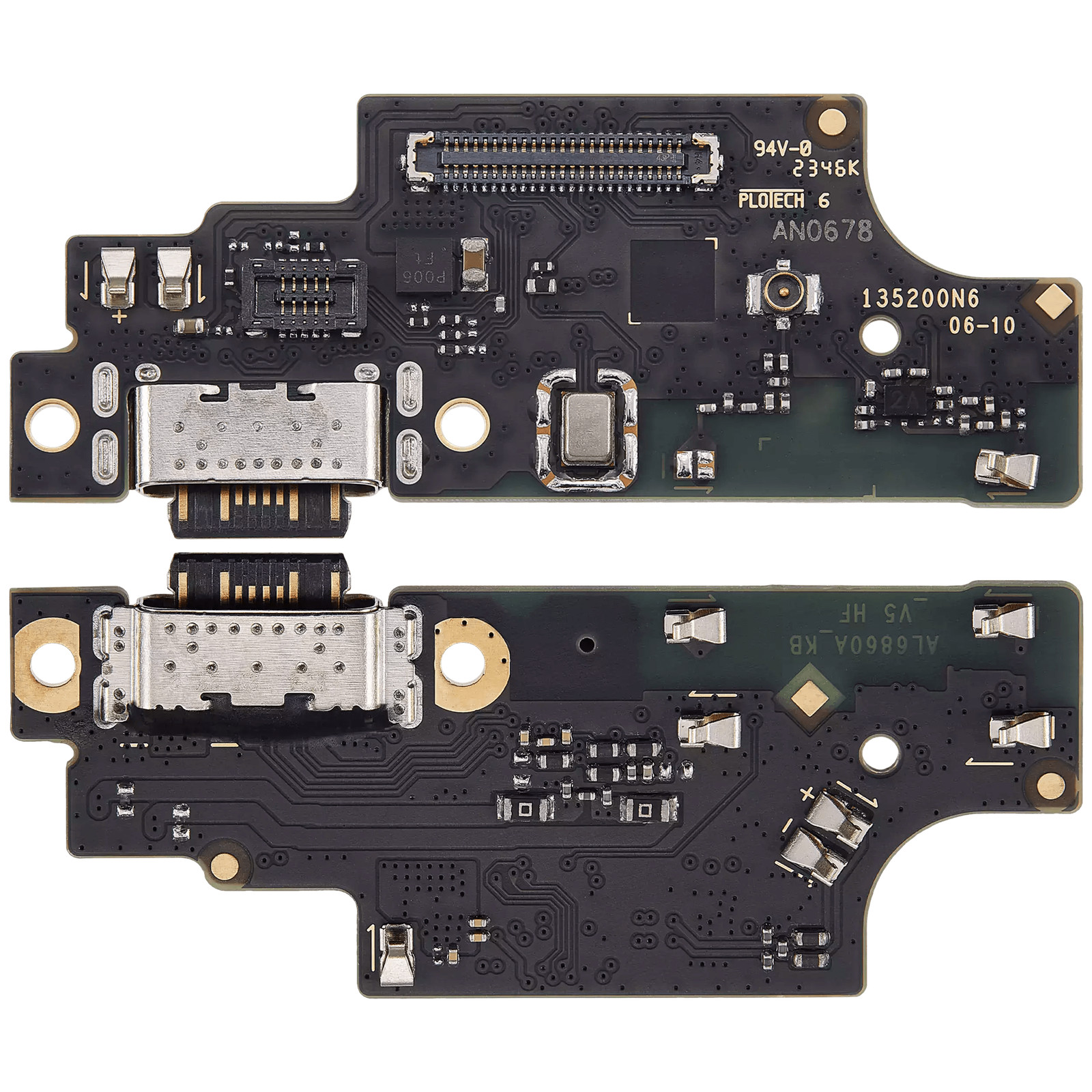 Charging Port With PCB Board Compatible For Xiaomi Redmi Note 13 Pro 4G