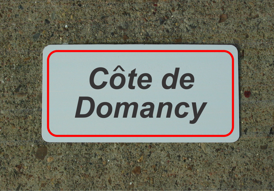 Cote De Domancy ROAD SIGN METAL TOUR DE FRANCE Bike Race ROUTE