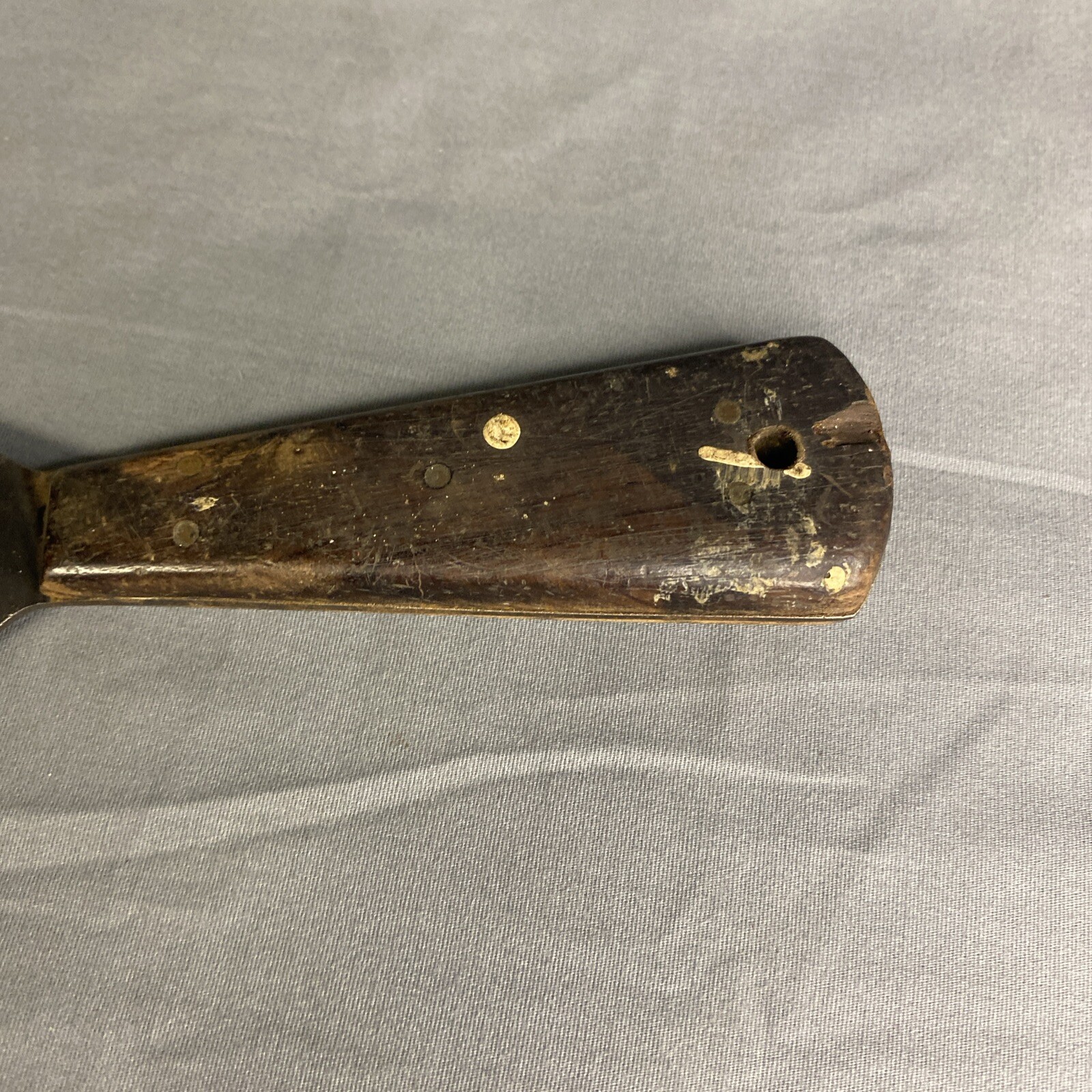 Vintage Deerfield Putty Knife 3” Wood Handle