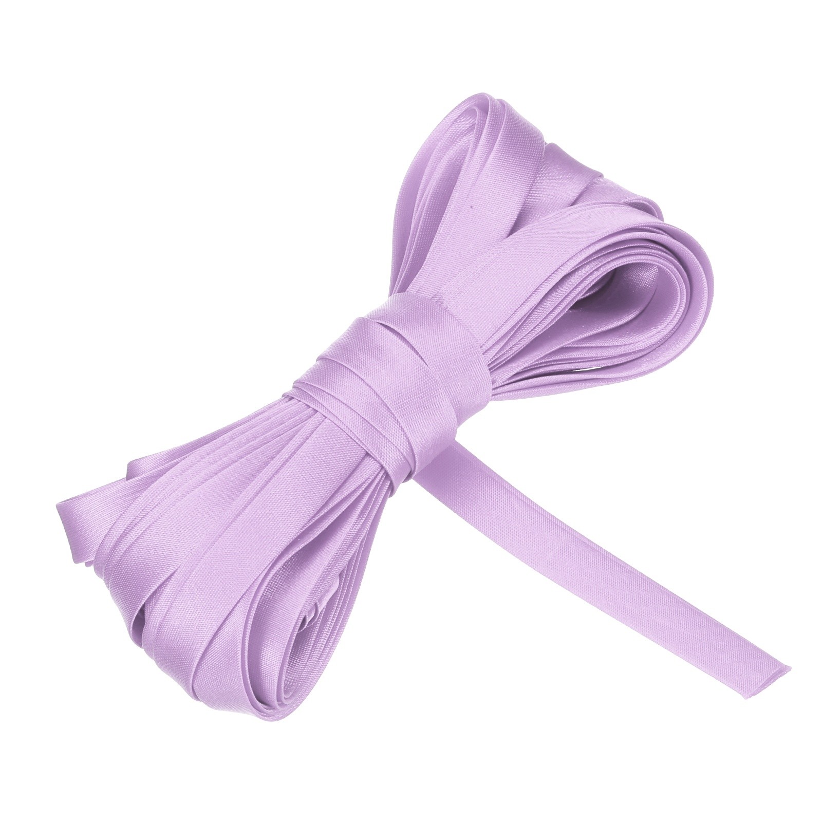 Double Fold Bias Tape 3/8 Inch x 5.5 Yards Satin Pre-fold Tape, Violet