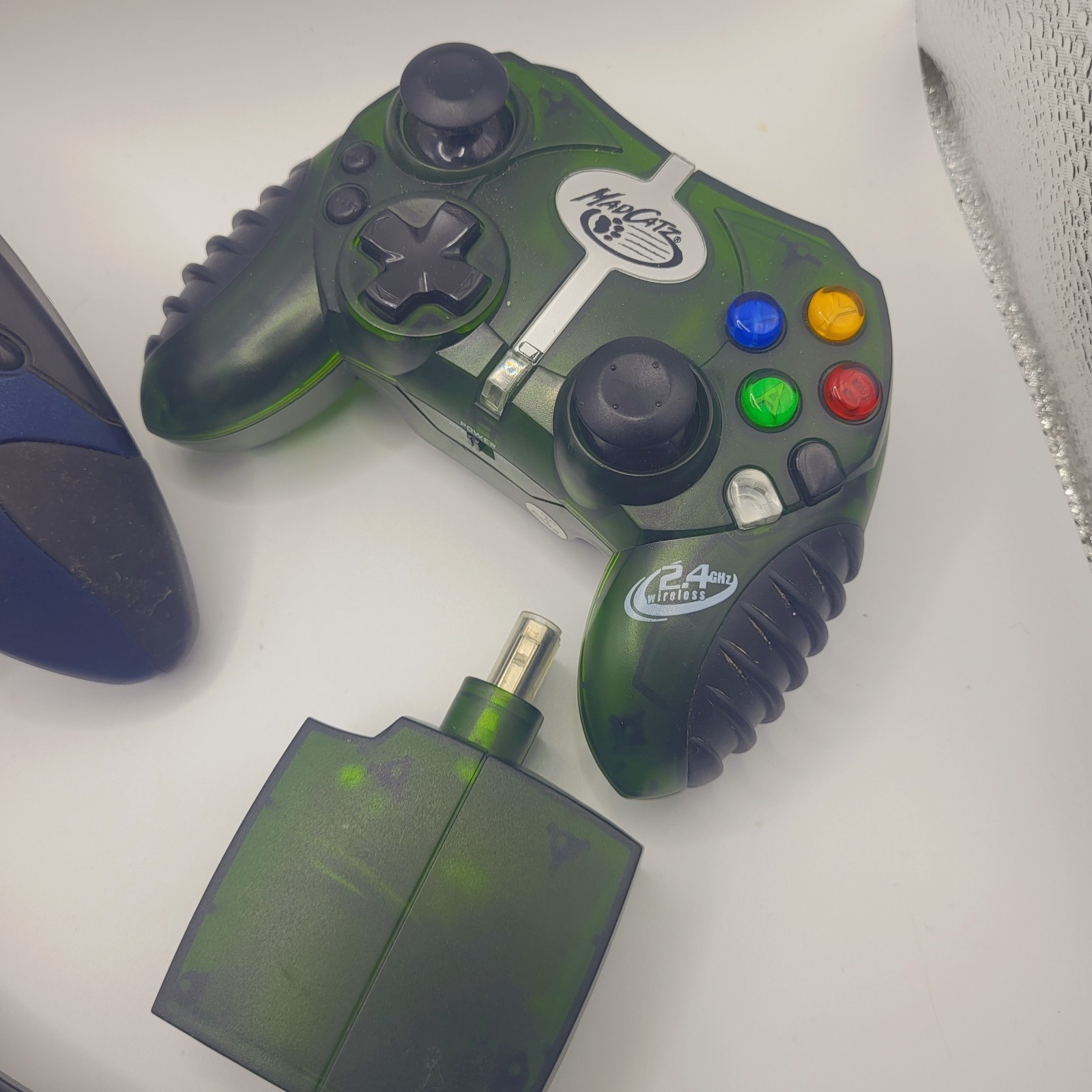 Original Xbox Controller Bundle 2 Controllers DVD Remote + 8 Games Lot Tested