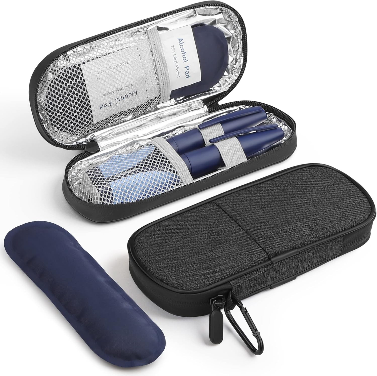 Waterproof Insulin Pen Cooling Case - Organized Storage for Diabetic Essentials