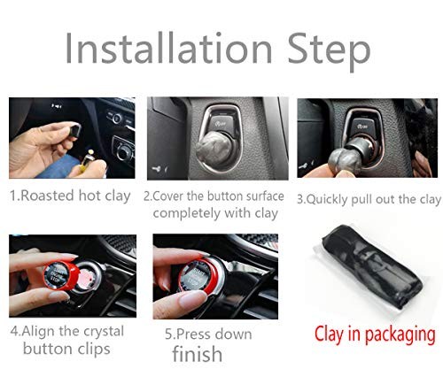 Crystal Style Engine Start Stop Switch Ignition Button fit F or G Chassis