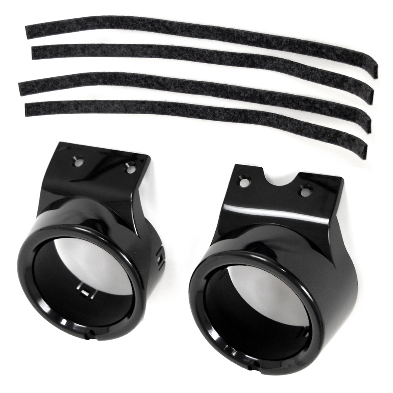 A/C Air Dash Vent Bezel Black PAIR 1967-1972 C35/C3500 Pickup Truck