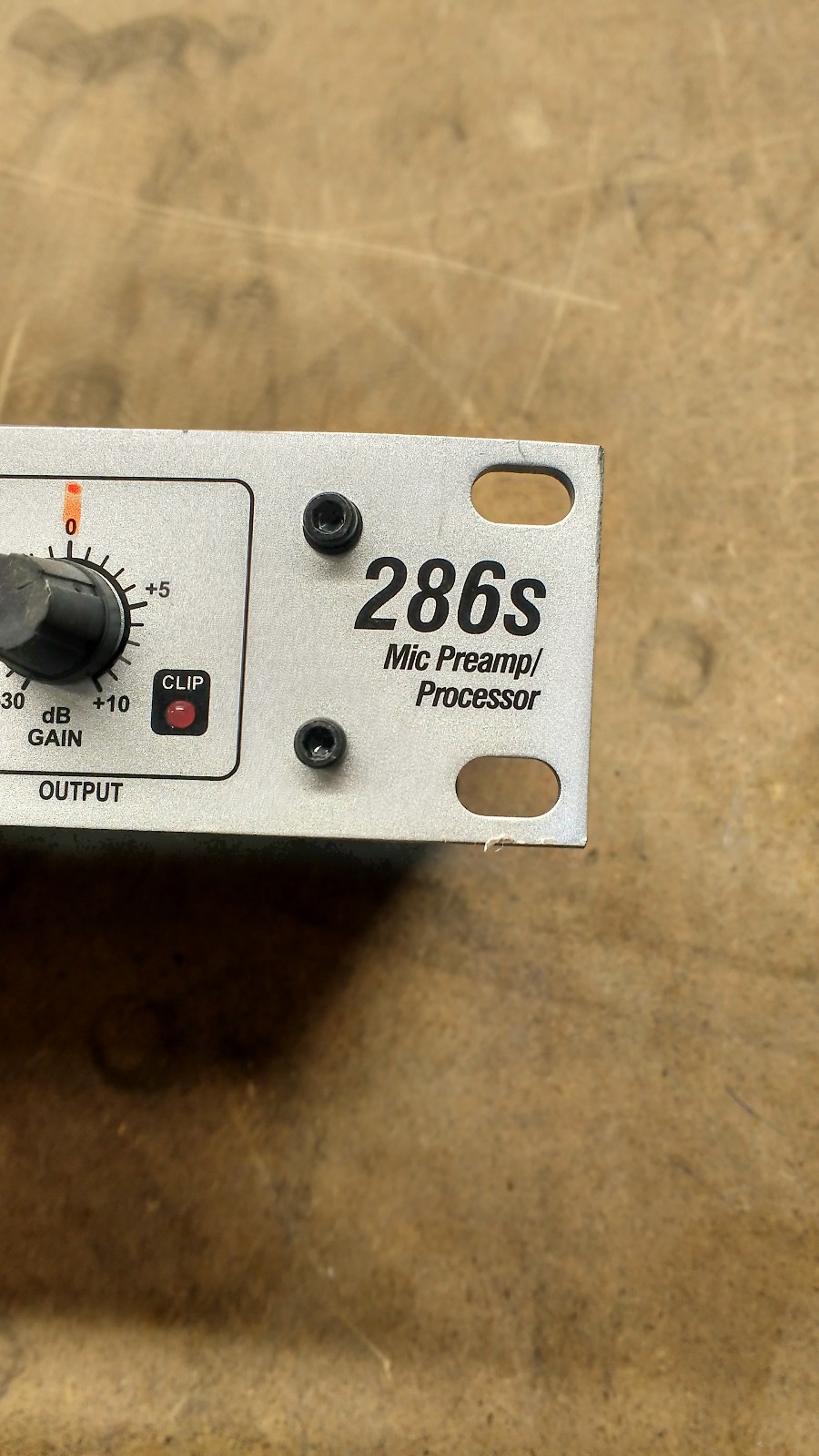 DBX 286s Microphone Preamp Processor DBX286SV w/ power cord - used