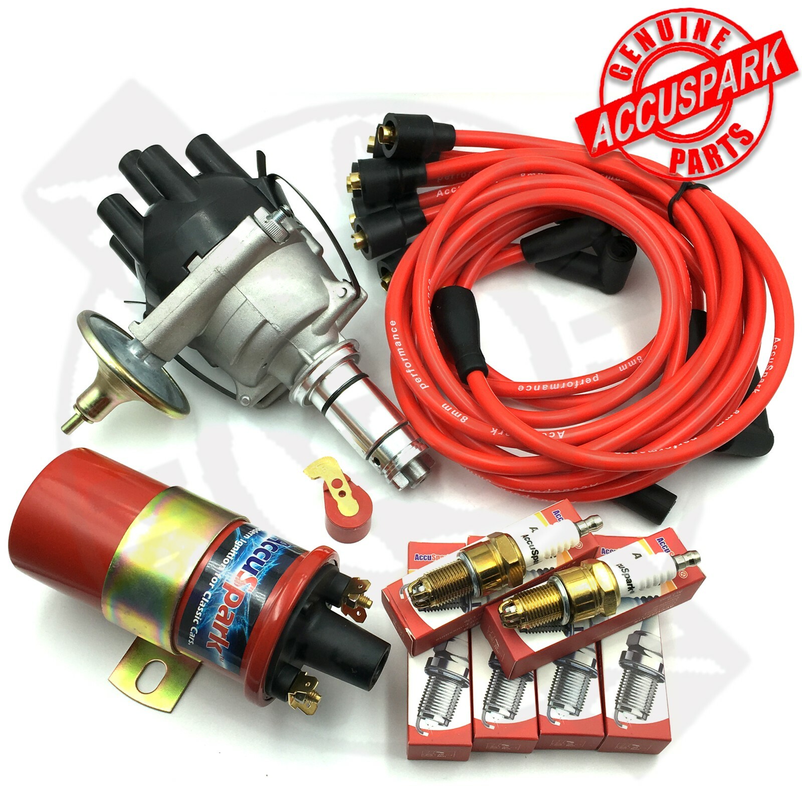 Jaguar 6 cyl 4.2 AccuSpark  Electronic Ignition Distributor pack negative Earth